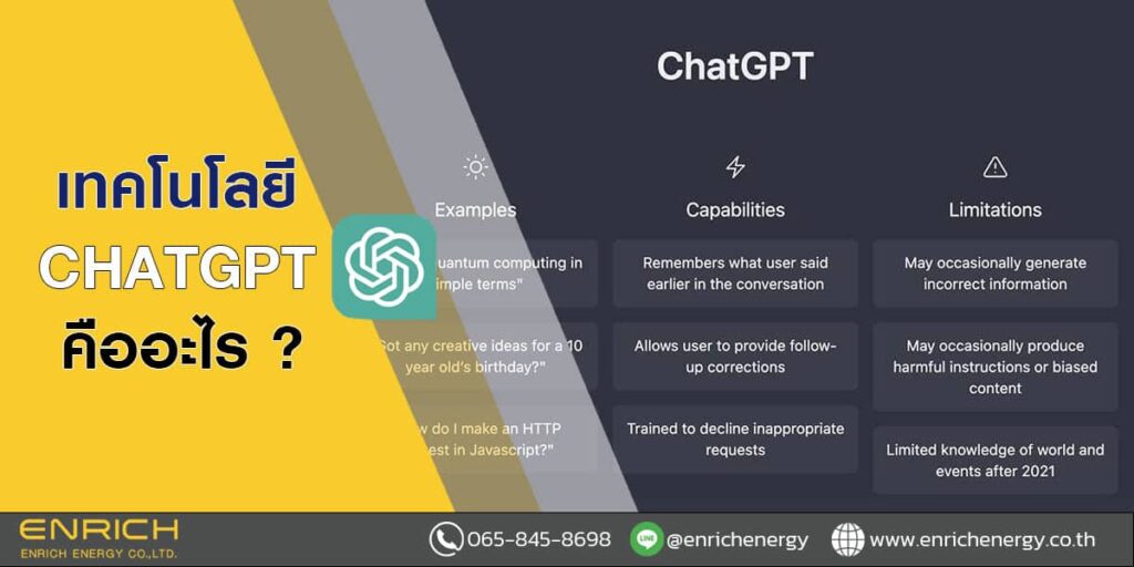 เทคโนโลยีchatGPTคืออะไร